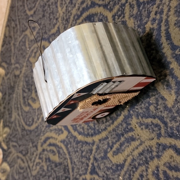 God Bless America Camper Birdhouse-NWT Decor Patriotic super cute camper - Picture 6 of 6